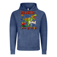 Vintage Denim roaring into 2nd grade Vintage Hoodie - BundleAndBundleShop