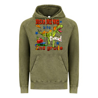 Vintage Olive roaring into 2nd grade Vintage Hoodie - BundleAndBundleShop