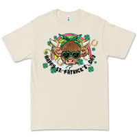 Bone st. patrick's day highland cow Premium Tee - MaliasSmallBusiness