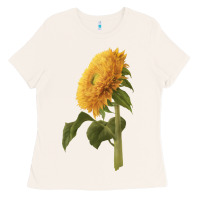 Bone teddy bear sunflower Ladies Tee - LillyAllenDesigns