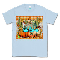 Dusty Blue welcome fall tumbler Classic Tee - BundleAndBundleShop