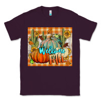 Plum welcome fall tumbler Classic Tee - BundleAndBundleShop