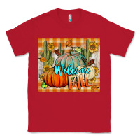 Red welcome fall tumbler Classic Tee - BundleAndBundleShop