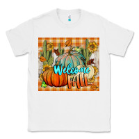 White welcome fall tumbler Classic Tee - BundleAndBundleShop