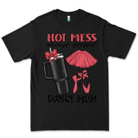 Black hot mess always stressed dance mom Premium Tee - MaliasSmallBusiness