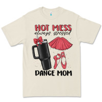 Bone hot mess always stressed dance mom Premium Tee - MaliasSmallBusiness