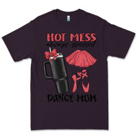 Plum hot mess always stressed dance mom Premium Tee - MaliasSmallBusiness