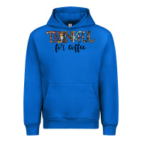 Cobalt thankful for coffee Urban Hoodie - CowhideDigitalArt