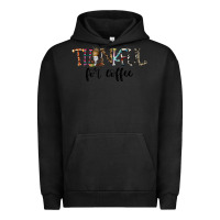 Pigment Black thankful for coffee Urban Hoodie - CowhideDigitalArt