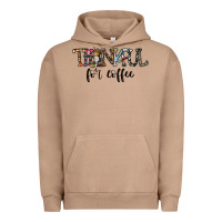 Pigment Burro thankful for coffee Urban Hoodie - CowhideDigitalArt