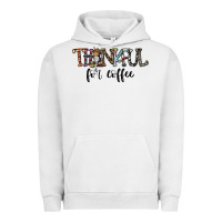 Pigment Lunar Rock thankful for coffee Urban Hoodie - CowhideDigitalArt