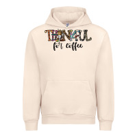 Sandshell thankful for coffee Urban Hoodie - CowhideDigitalArt