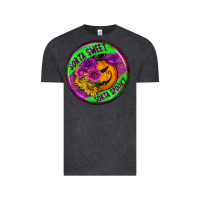 Vintage Black halloween round earrings Vintage Tee - BundleAndBundleShop