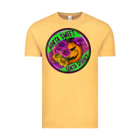Vintage Mustard halloween round earrings Vintage Tee - BundleAndBundleShop