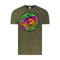 Vintage Olive halloween round earrings Vintage Tee - BundleAndBundleShop