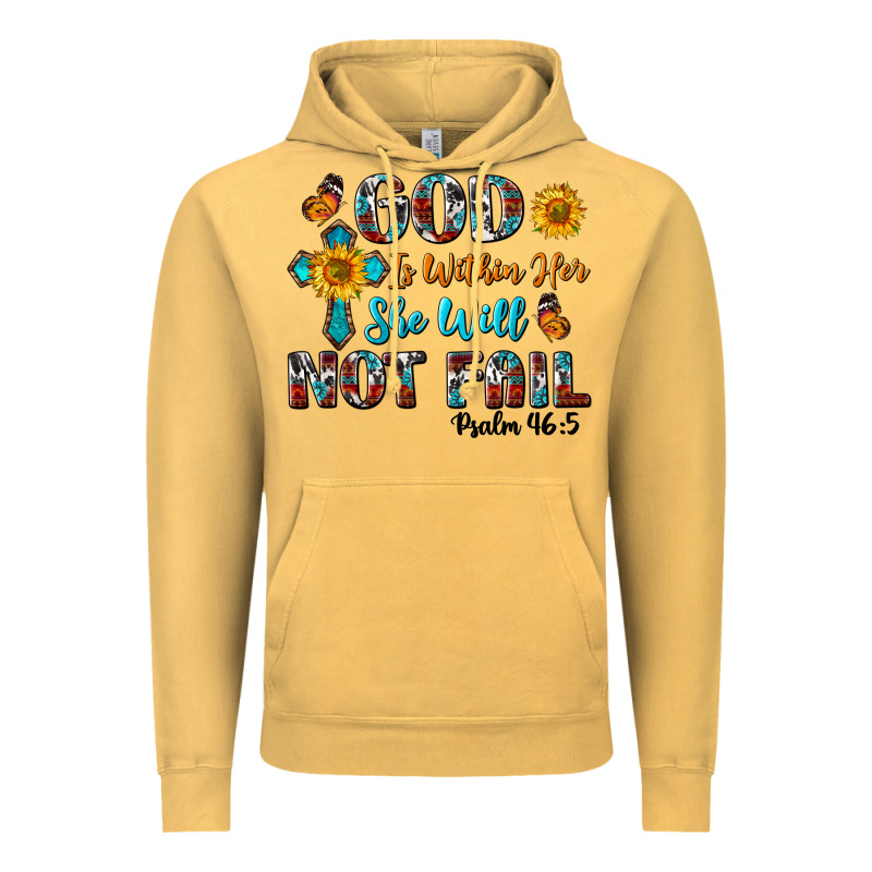 God Is Within Her She Will Not Fail Vintage Hoodie by BundleAndBundleShop | Teevron