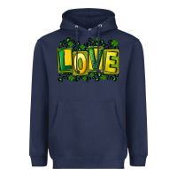 Navy St. Patrick's Day love Heavyweight Hoodie - FaDigitalArtStudio
