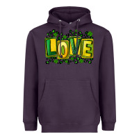 Plum St. Patrick's Day love Heavyweight Hoodie - FaDigitalArtStudio