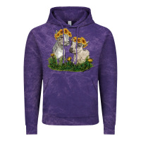 Cloud Purple baby goats Vintage Hoodie - RanaPortraitStore