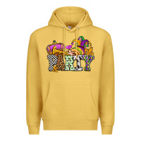 Antique Gold mardi gras  party olivia Premium Hoodie - OliviaCreatesArt