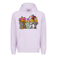 Lilac mardi gras  party olivia Premium Hoodie - OliviaCreatesArt