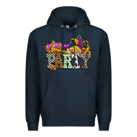 Navy mardi gras  party olivia Premium Hoodie - OliviaCreatesArt