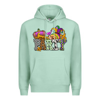 Seafoam mardi gras  party olivia Premium Hoodie - OliviaCreatesArt
