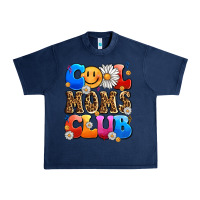Navy cool moms club Urban Heavy Tee - LillyAllenDesigns