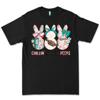 Black easter chilling with my peeps bunny Premium Tee - MaliasSmallBusiness