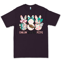Plum easter chilling with my peeps bunny Premium Tee - MaliasSmallBusiness