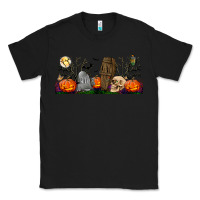 Black headstone and coffin lebbey glass Classic Tee - BundleAndBundleShop