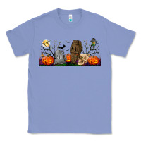 Colony Blue headstone and coffin lebbey glass Classic Tee - BundleAndBundleShop
