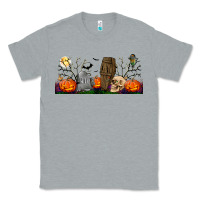 Heather Grey headstone and coffin lebbey glass Classic Tee - BundleAndBundleShop