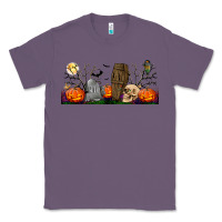 Lavender headstone and coffin lebbey glass Classic Tee - BundleAndBundleShop