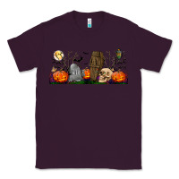 Plum headstone and coffin lebbey glass Classic Tee - BundleAndBundleShop