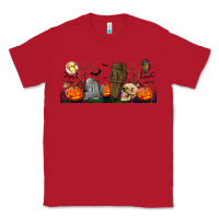 Red headstone and coffin lebbey glass Classic Tee - BundleAndBundleShop