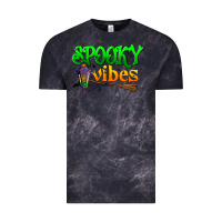 Cloud Black spooky vibes Vintage Tee - BundleAndBundleShop