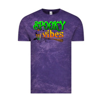 Cloud Purple spooky vibes Vintage Tee - BundleAndBundleShop