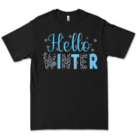 Black hello winter Premium Tee - JahusDesignShop