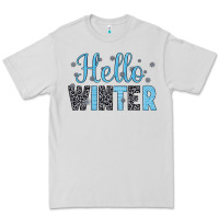 Dove Grey hello winter Premium Tee - JahusDesignShop