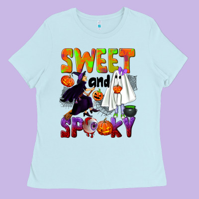 Sweet And Spooky Ladies Tee Designed By Nancycooperartshop