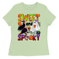 Matcha Sweet and spooky Ladies Tee - NancyCooperArtShop