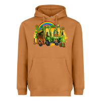 Meerkat lucky gnomes truck St. Patrick's Day Heavyweight Hoodie - FaDigitalArtStudio