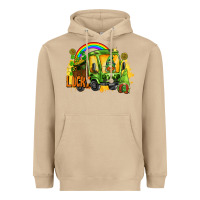 Lucky Gnomes Truck St. Patrick's Day Heavyweight Hoodie | Teevron