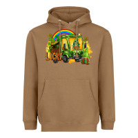 Toasted Coconut lucky gnomes truck St. Patrick's Day Heavyweight Hoodie - FaDigitalArtStudio