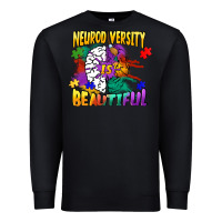 Black Neurodiversity Is Beautiful Premium Sweatshirt - FaDigitalArtStudio