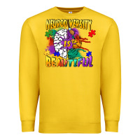 Lemon Neurodiversity Is Beautiful Premium Sweatshirt - FaDigitalArtStudio