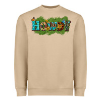 Mushroom Western Howdy Heavyweight Sweatshirt - texasbilliewilder