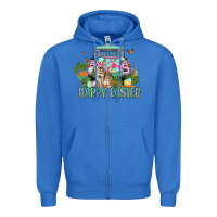 True Royal Happy Easter Day Zipper Hoodie - CowGirlArtShop