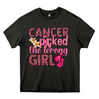 Asphalt cancer picked the wrong girl Heavy Core Tee - NancyCooperArtShop